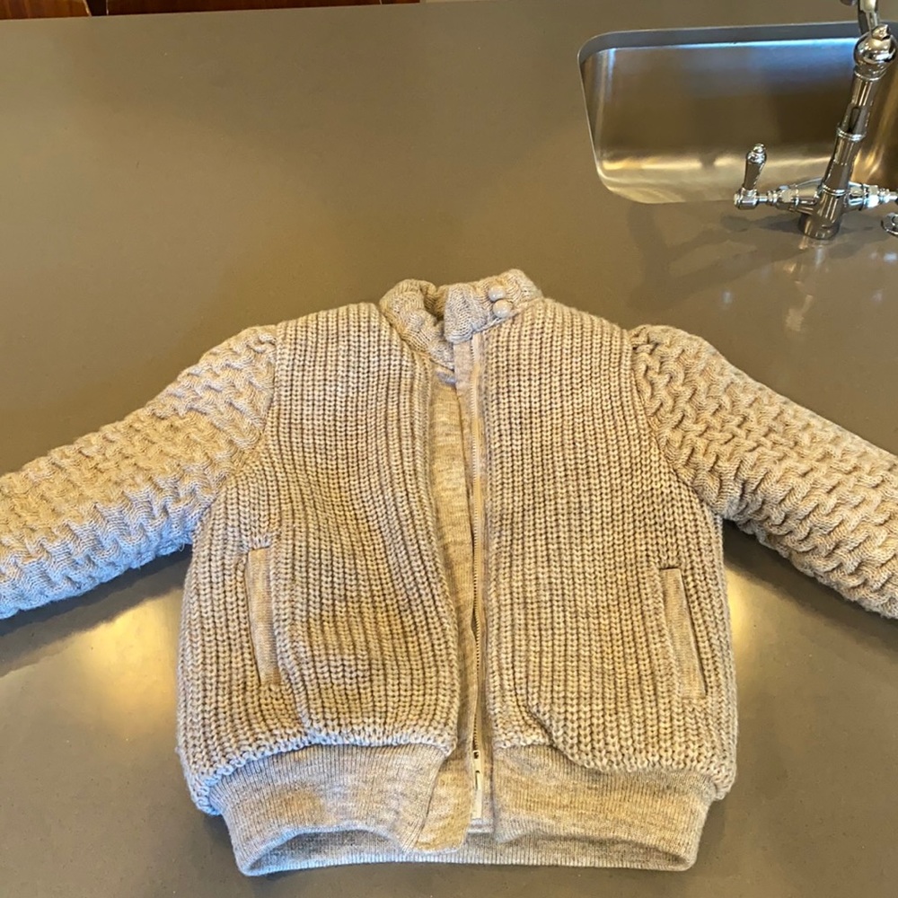 Vintage beauty!  Sweater jacket. Warm and cozy.